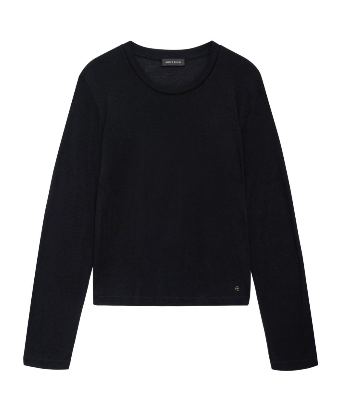 Shop Anine Bing Amani T-shirt In Black