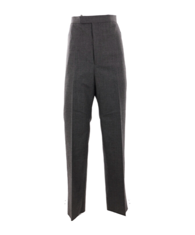 Thom Browne Mid-rise Slim-fit Tailored Trousers In Black