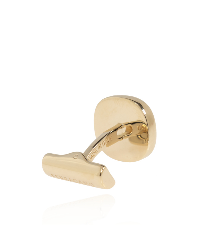 Ferragamo Logo Pattern Cufflinks In Nude