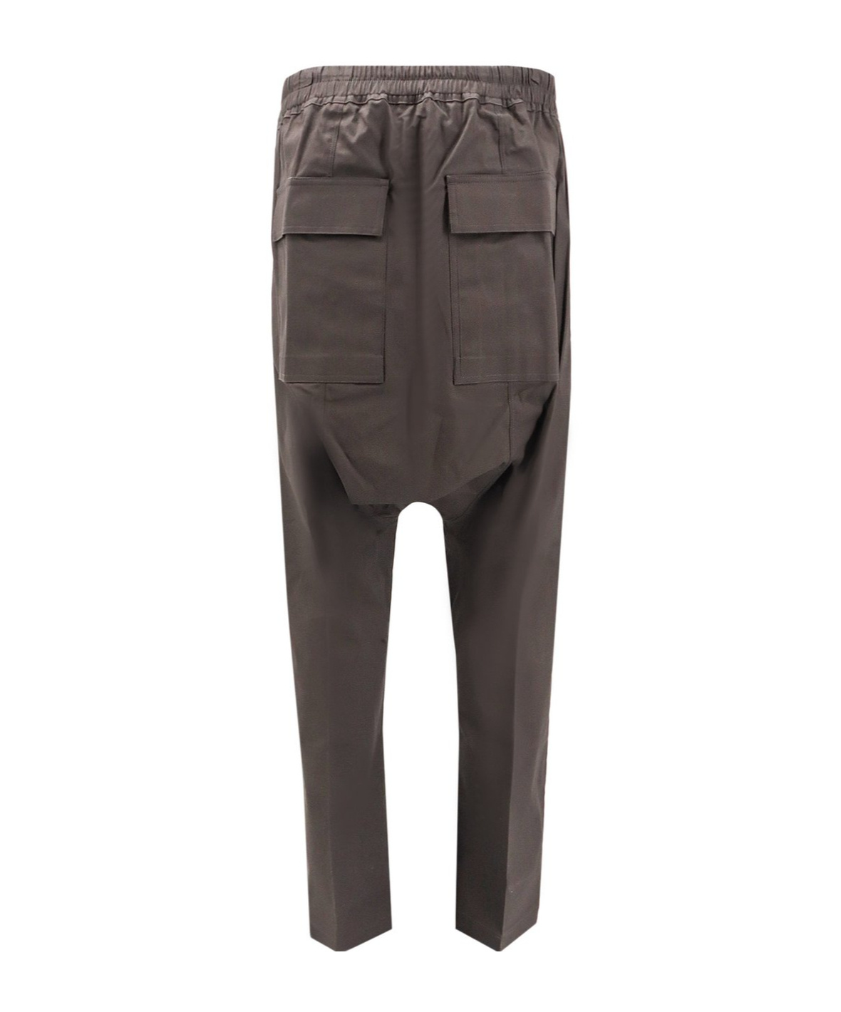 Rick Owens Bela Dropped Crotch Drawstring Trousers In Black