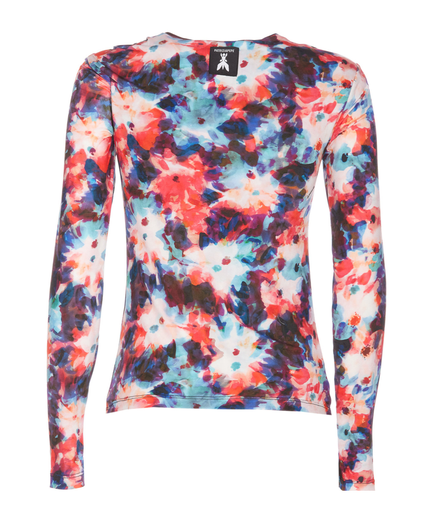 Patrizia Pepe Long Sleeves Top In Multicolor