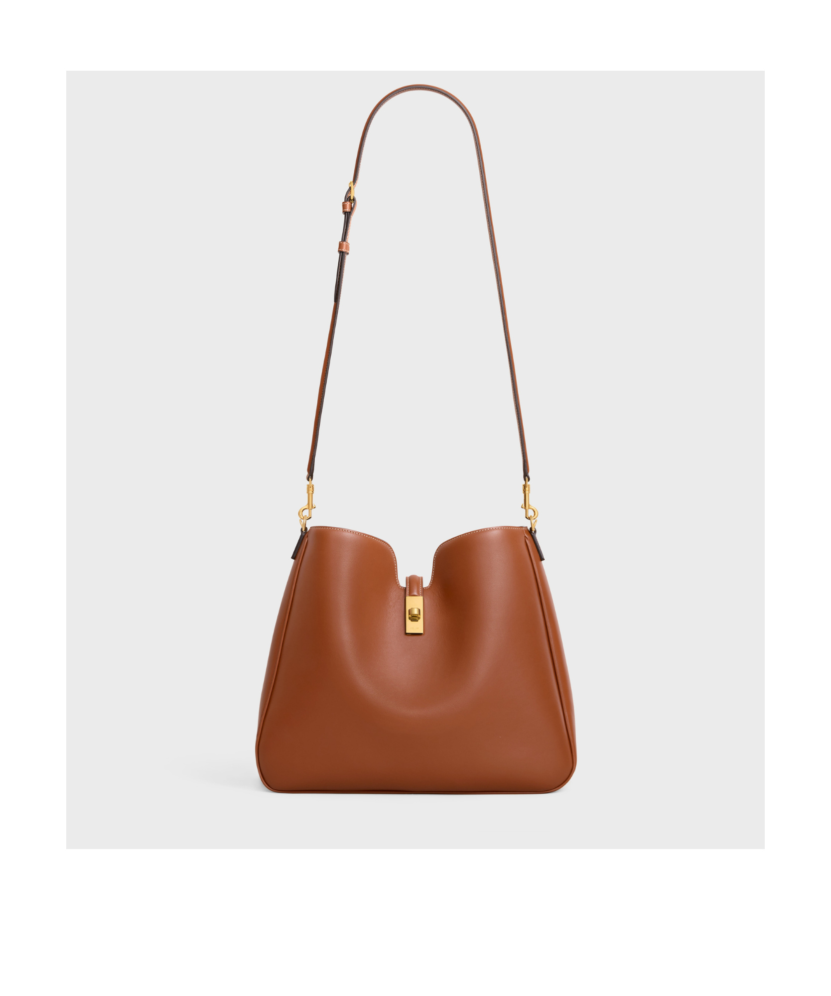 Celine Camille 16 Medium Soft Bag In Smooth Calfskin In Brown
