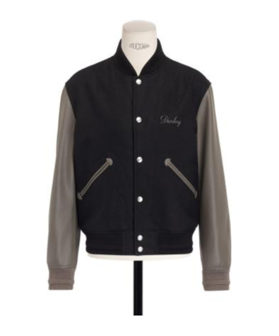 Dior Ling Varsity Jacket In Black