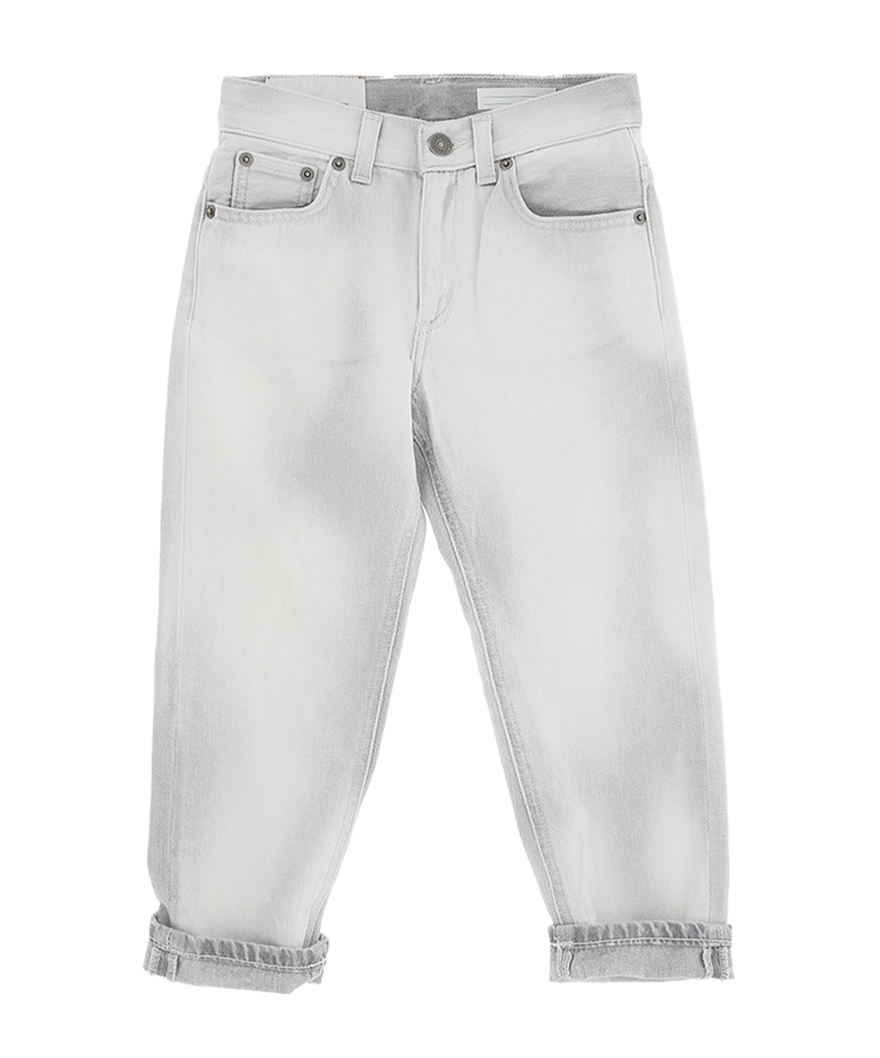 Dondup Belt-loop Jeans In White