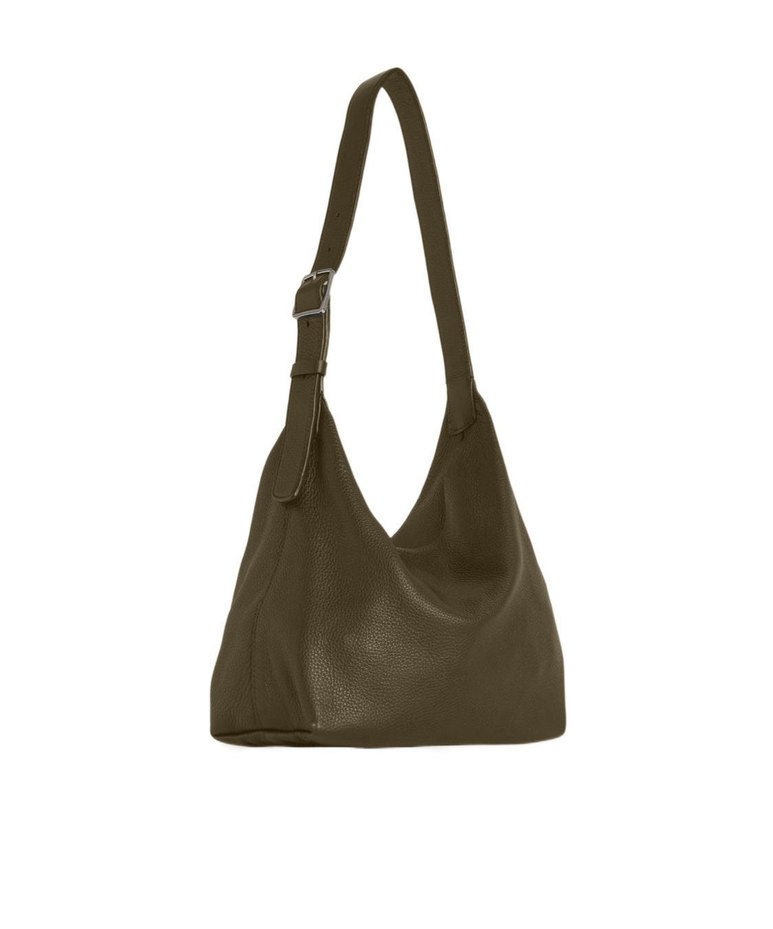 The Row Small Drape Shoulder Bag In Green