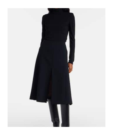 Alaïa Midi Skirt In Black