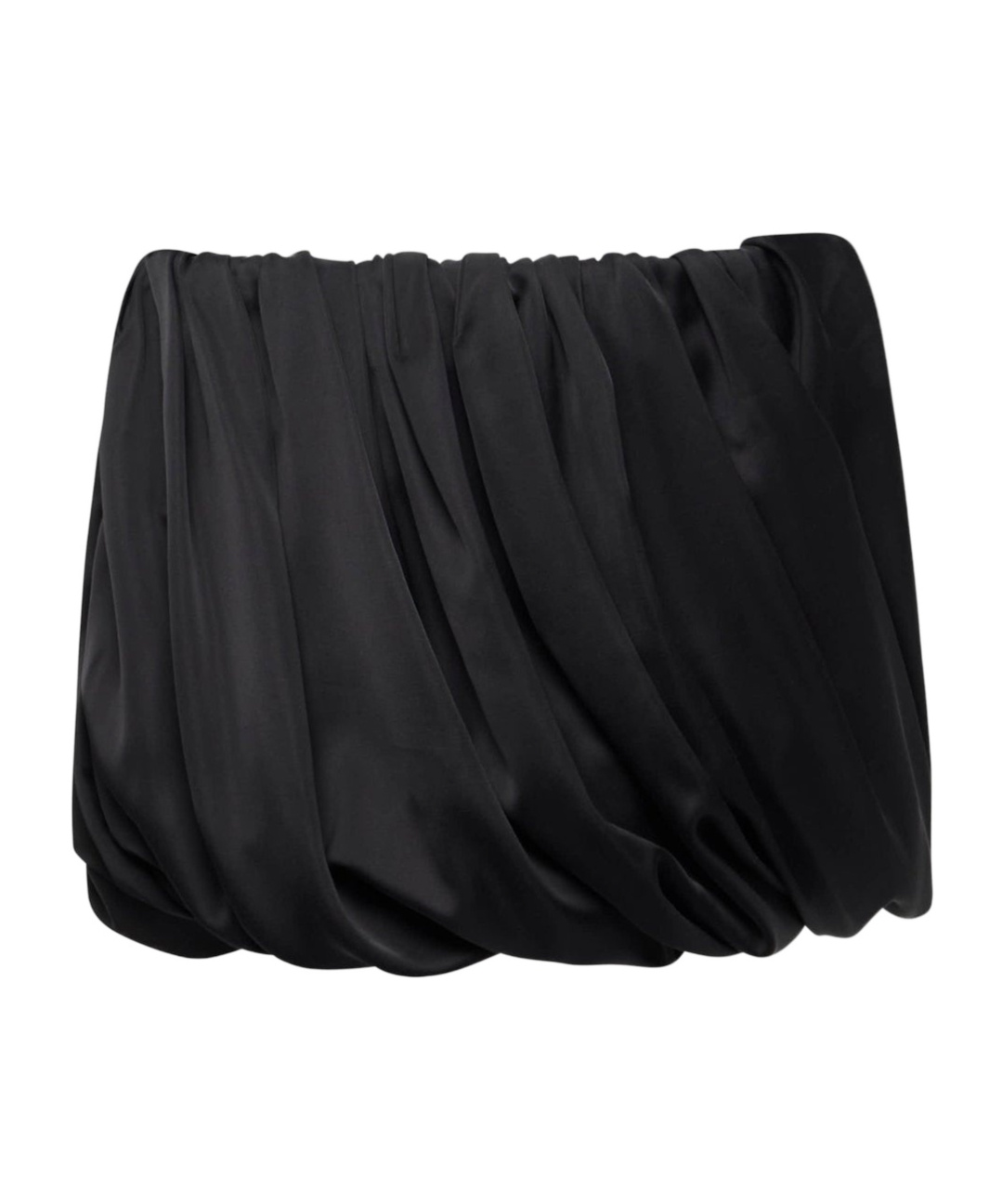 Jw Anderson Rolled Hemline Mini Skirt In Black