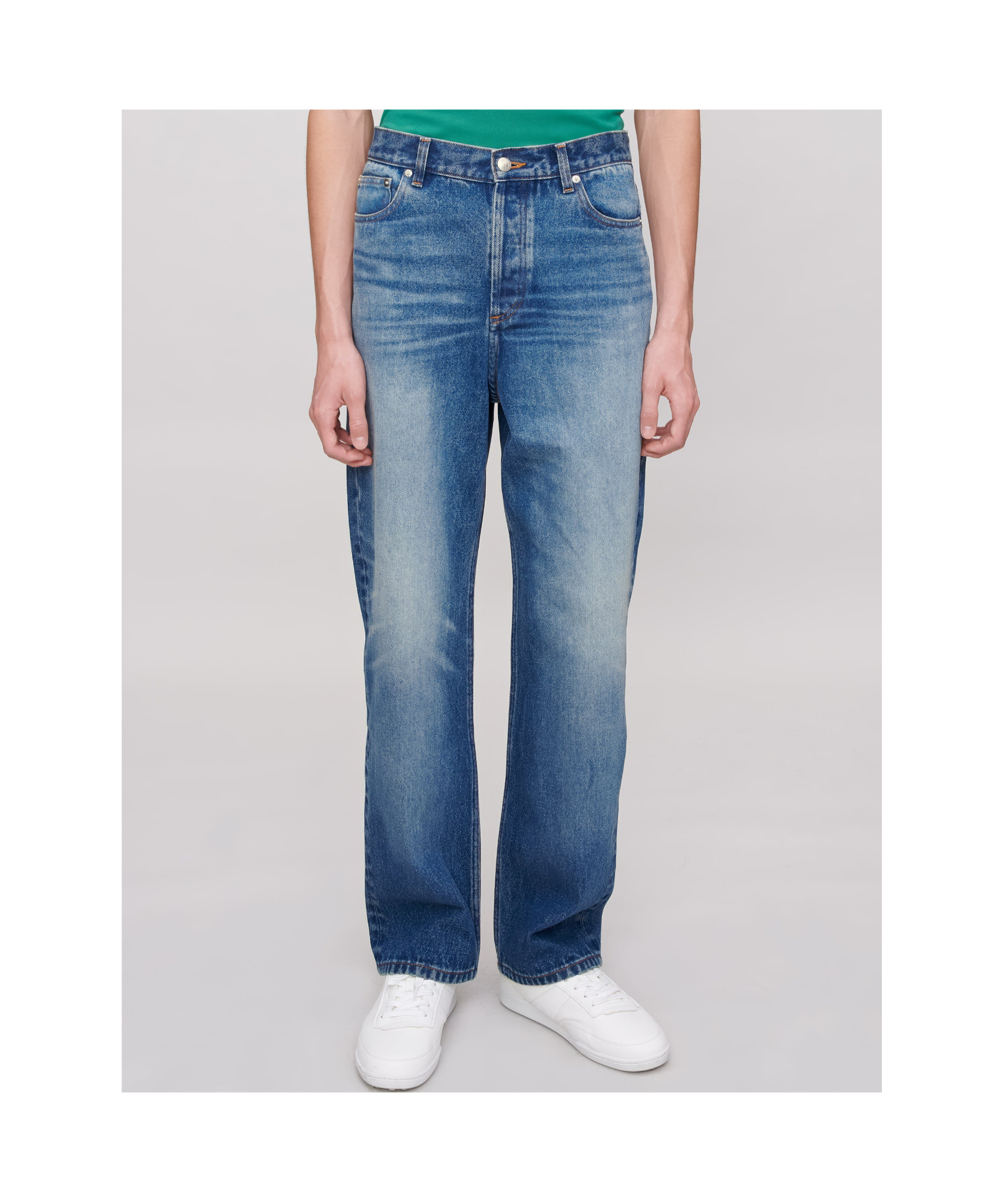 Apc A.p.c. Classic Fit Straight Leg Jeans In Blue