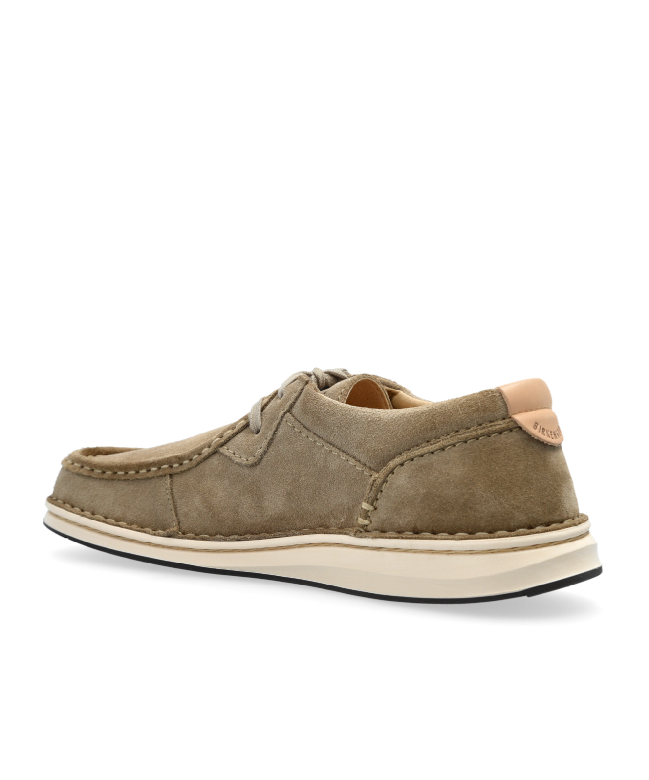Birkenstock Gray Leather Oxfords And Derby In Brown