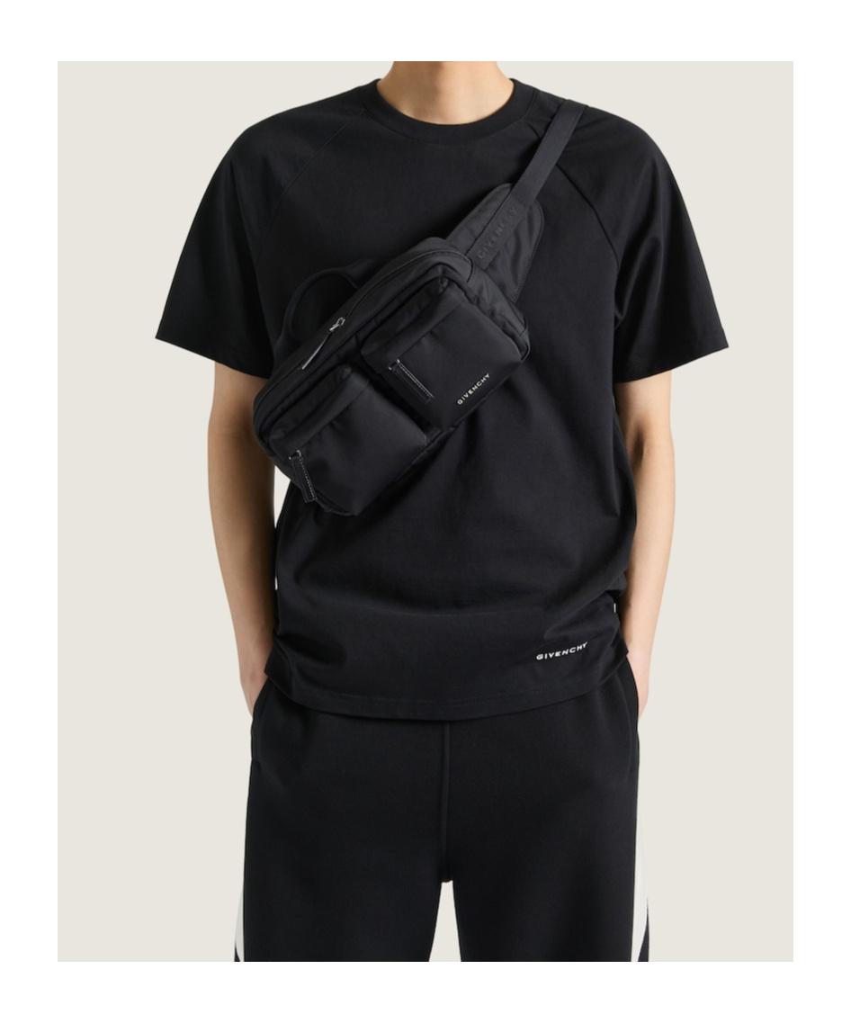 Givenchy Essential U Belt Bag In Nylon In Black
