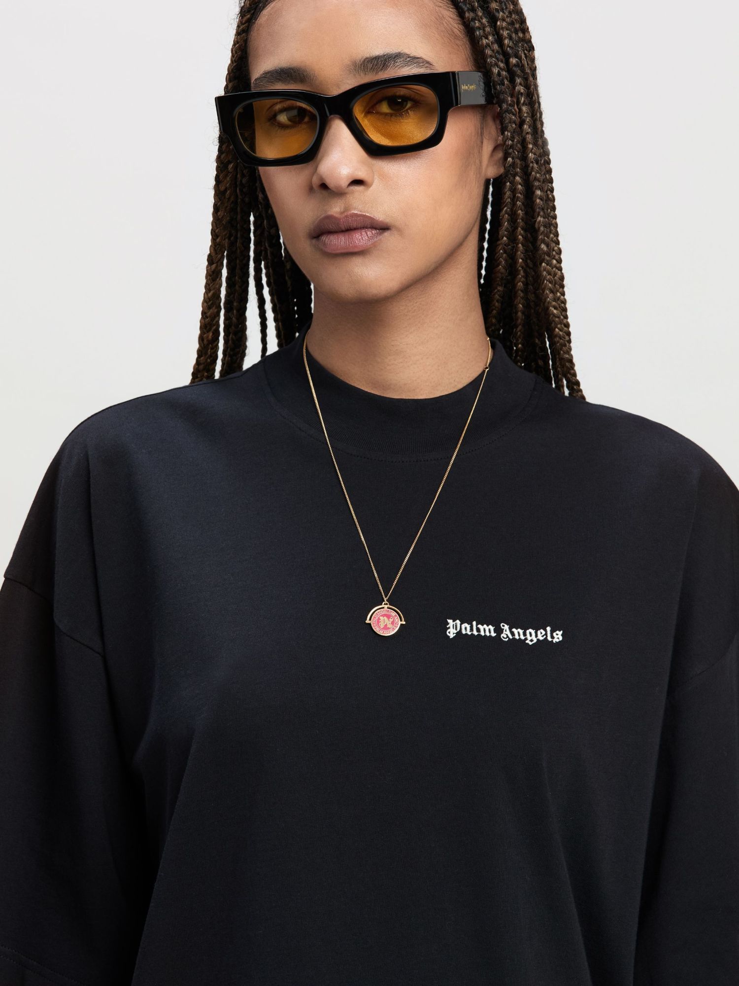 Palm Angels Logo-embroidered T-shirts (pack Of Three) In White