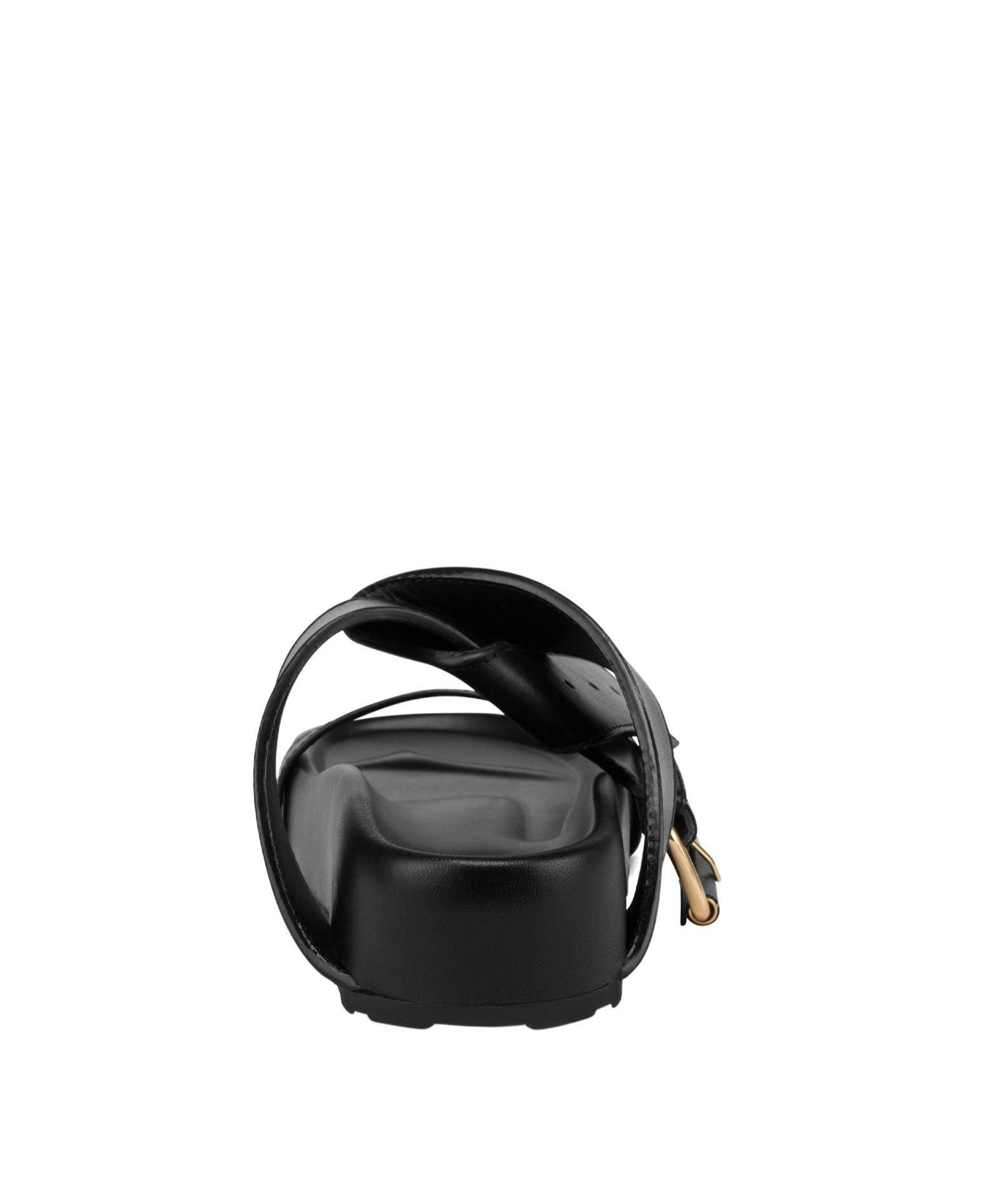 Moschino Belted Sandals In Black