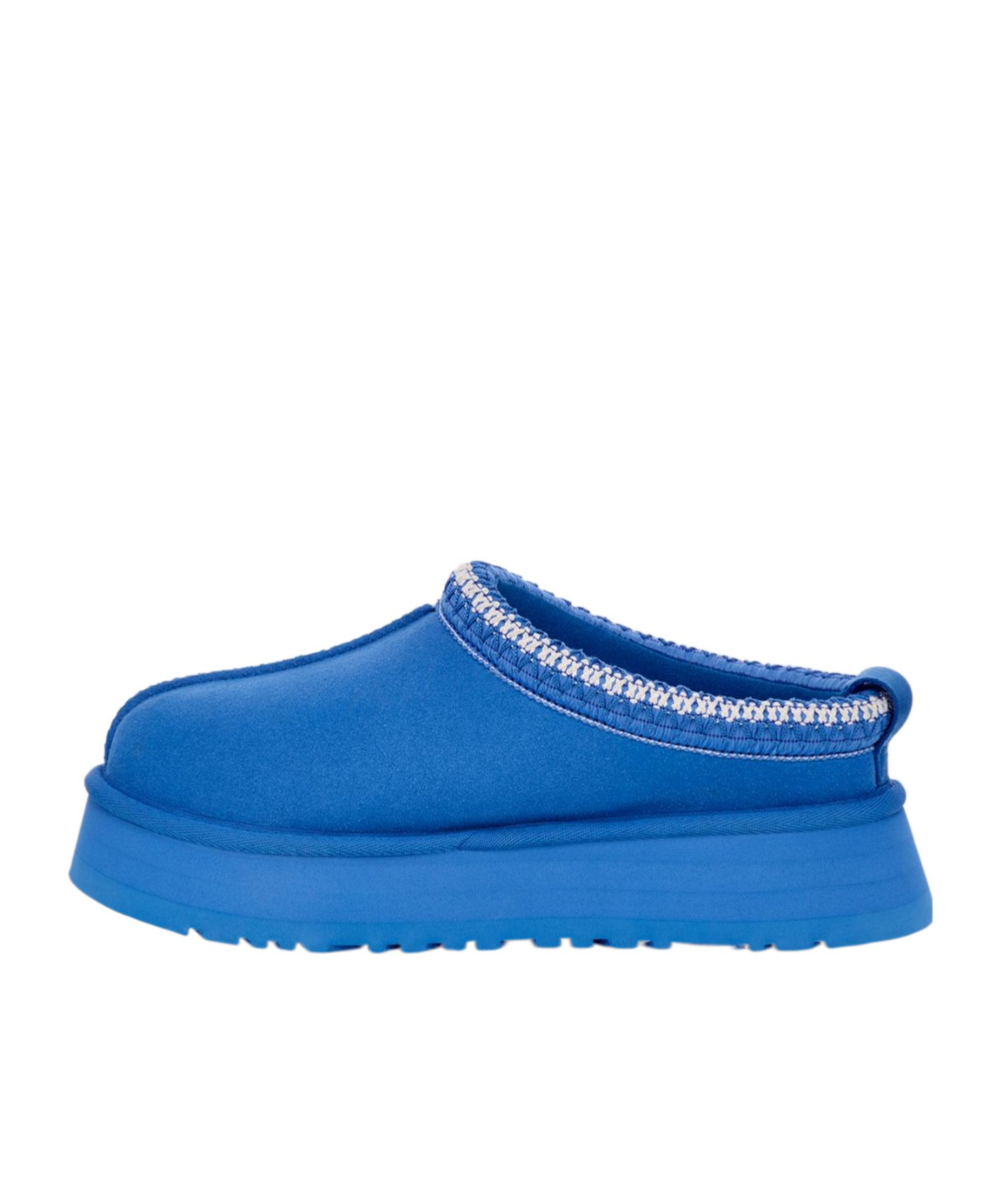 Ugg Tazz Logo Embossed Platform Slippers In Blue