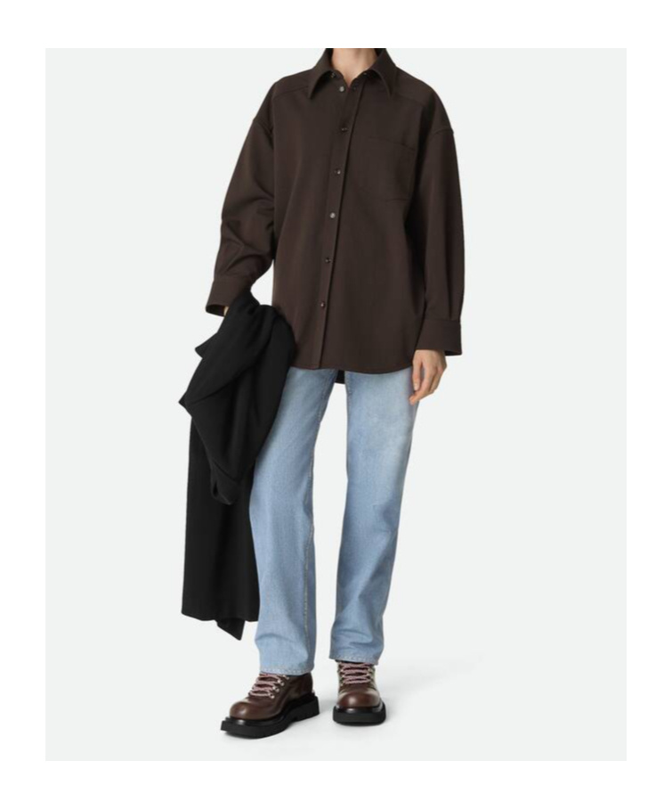 Bottega Veneta Lug Hiking Ankle Boot In Brown