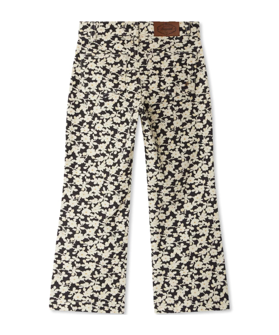 Bonpoint Floral Pattern Trousers In Black