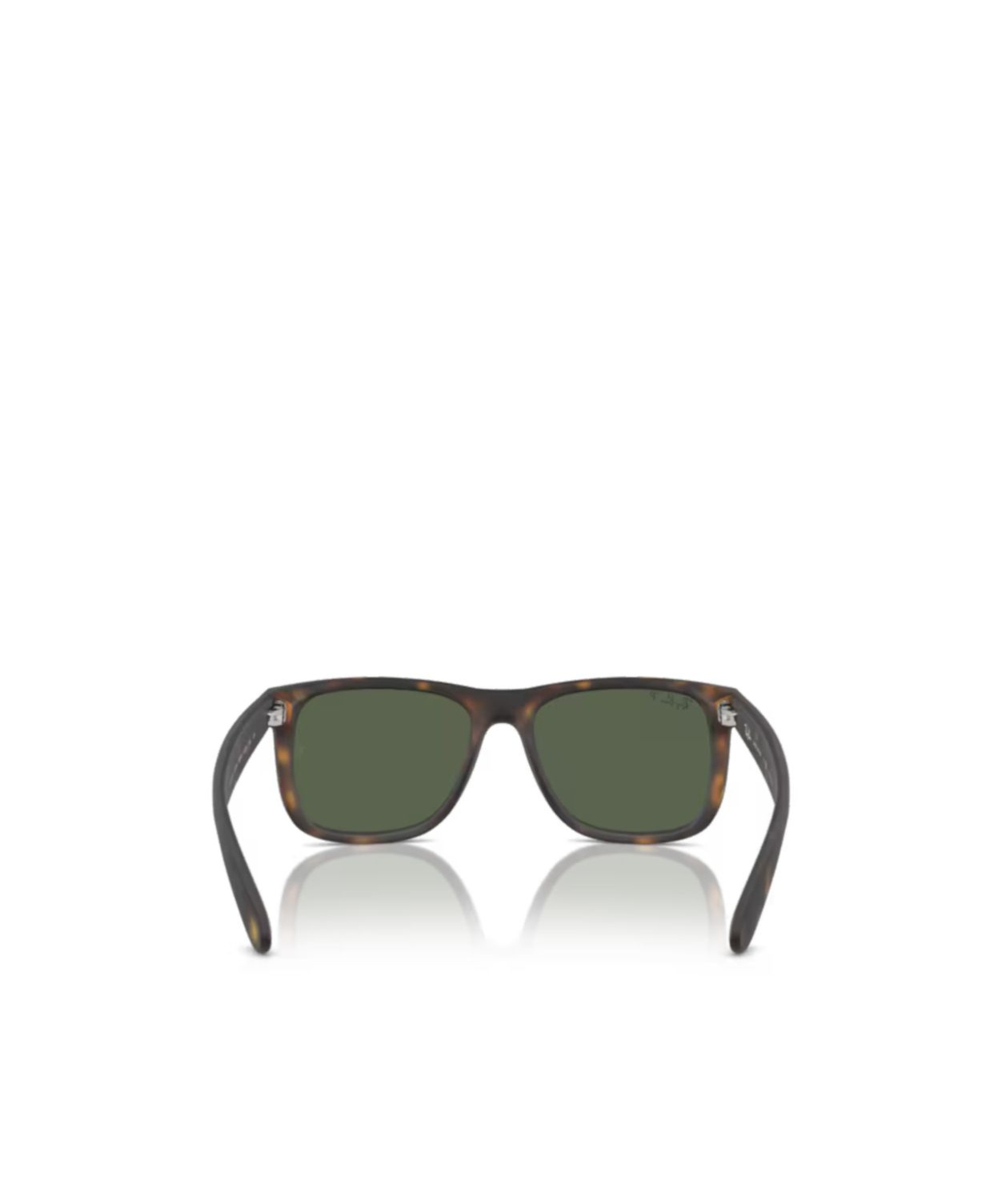 Ray Ban Justin Classic Sunglasses Havana Frame Green Lenses Polarized 55-17 In Green