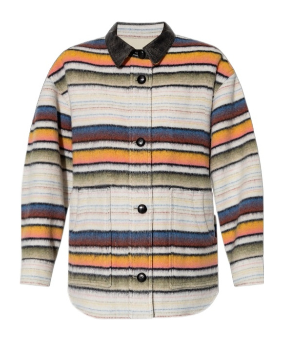 Isabel Marant Étoile Isabel Marant Etoile Dayvi Overshirt Coat In Multicolor
