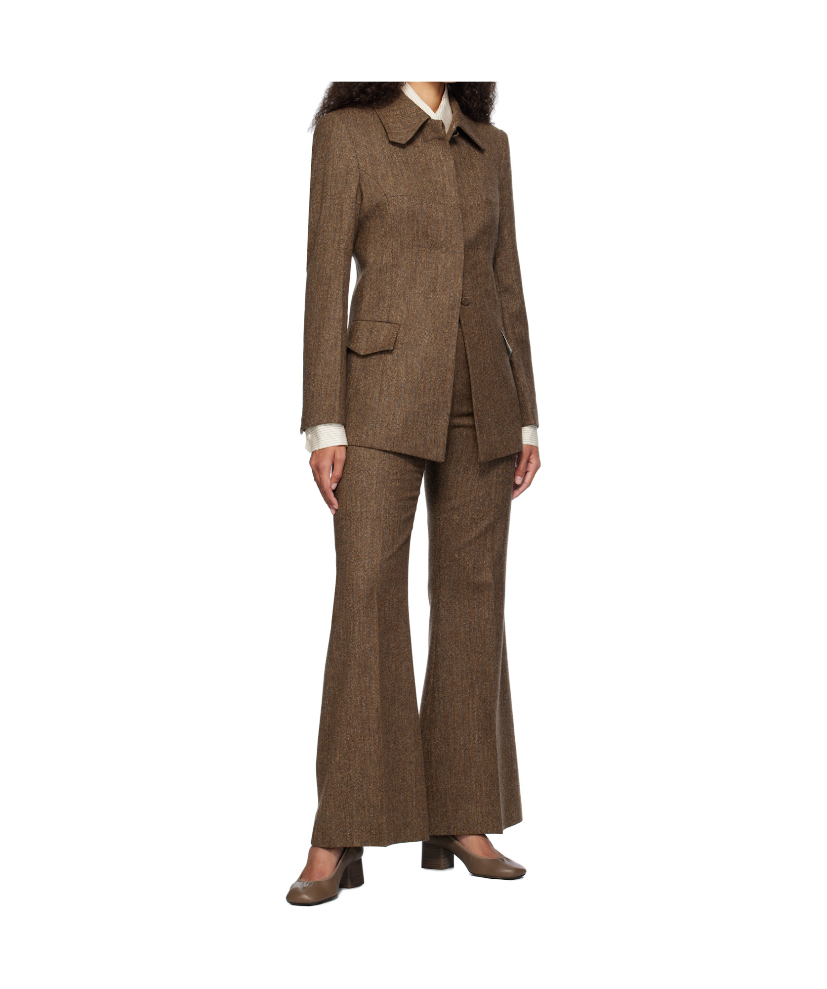 Remain Birger Christensen Horn Casual Pants In Green