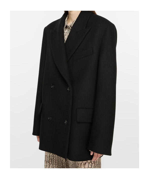Acne Studios Double-breast Blazer In Black