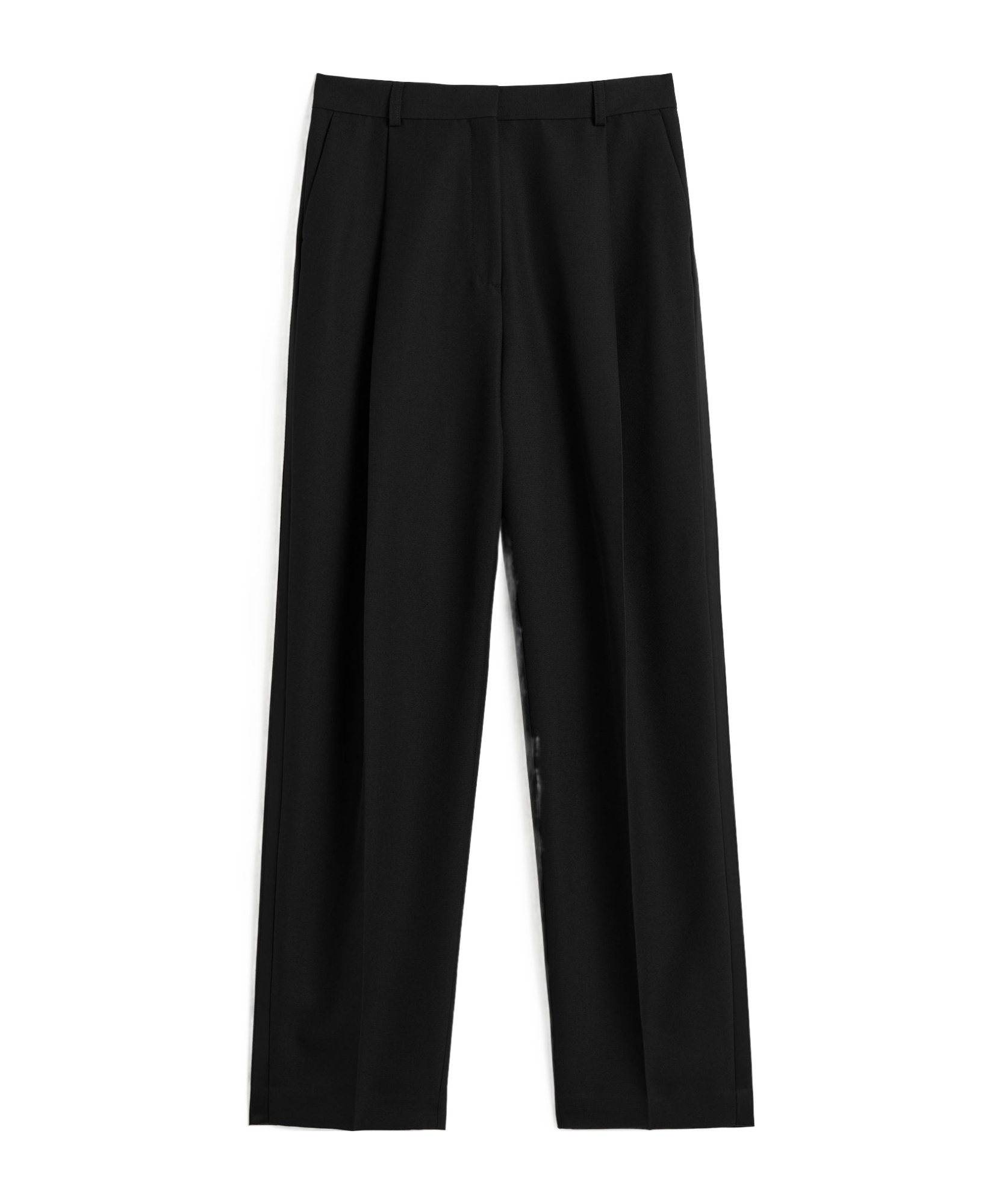 Totême Pleated Trousers In Black