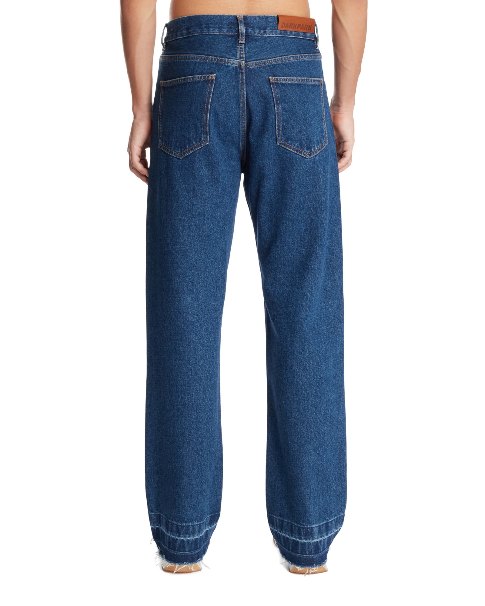 Darkpark Jeans With Chain Embellishment In Gold