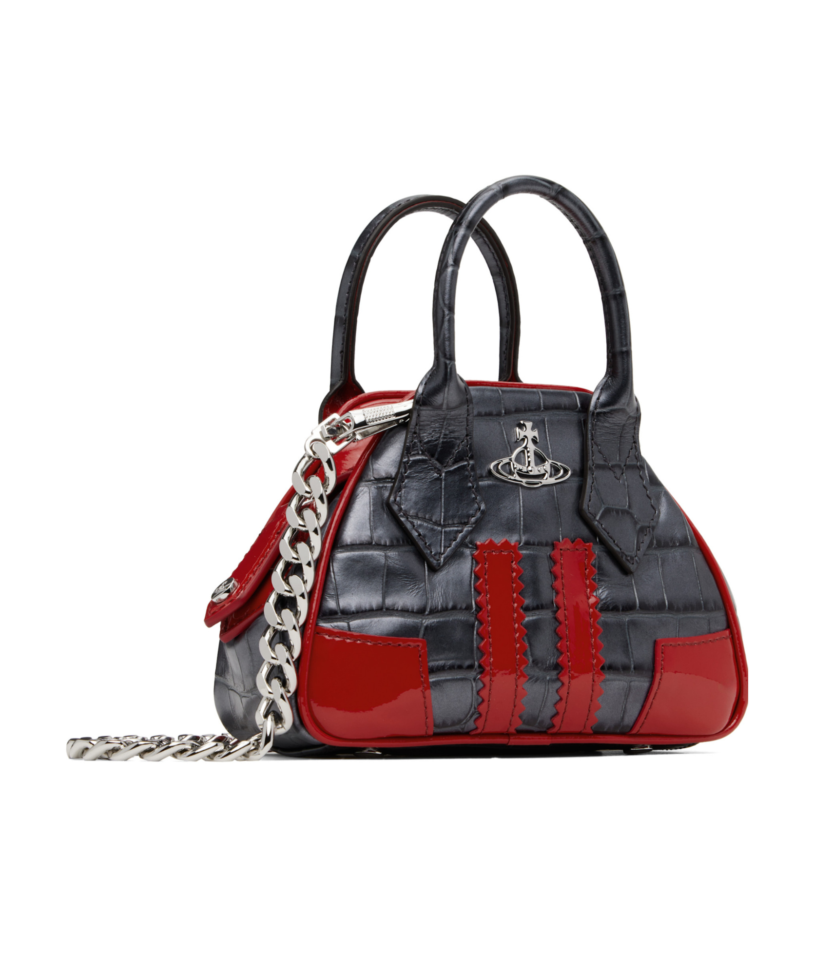 Vivienne Westwood Mini Yasmine Chain Bag In Black
