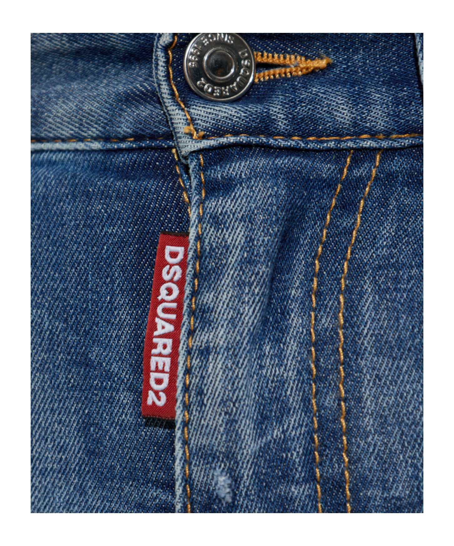 Dsquared2 X Bettter Distressed Denim Shorts In Blue