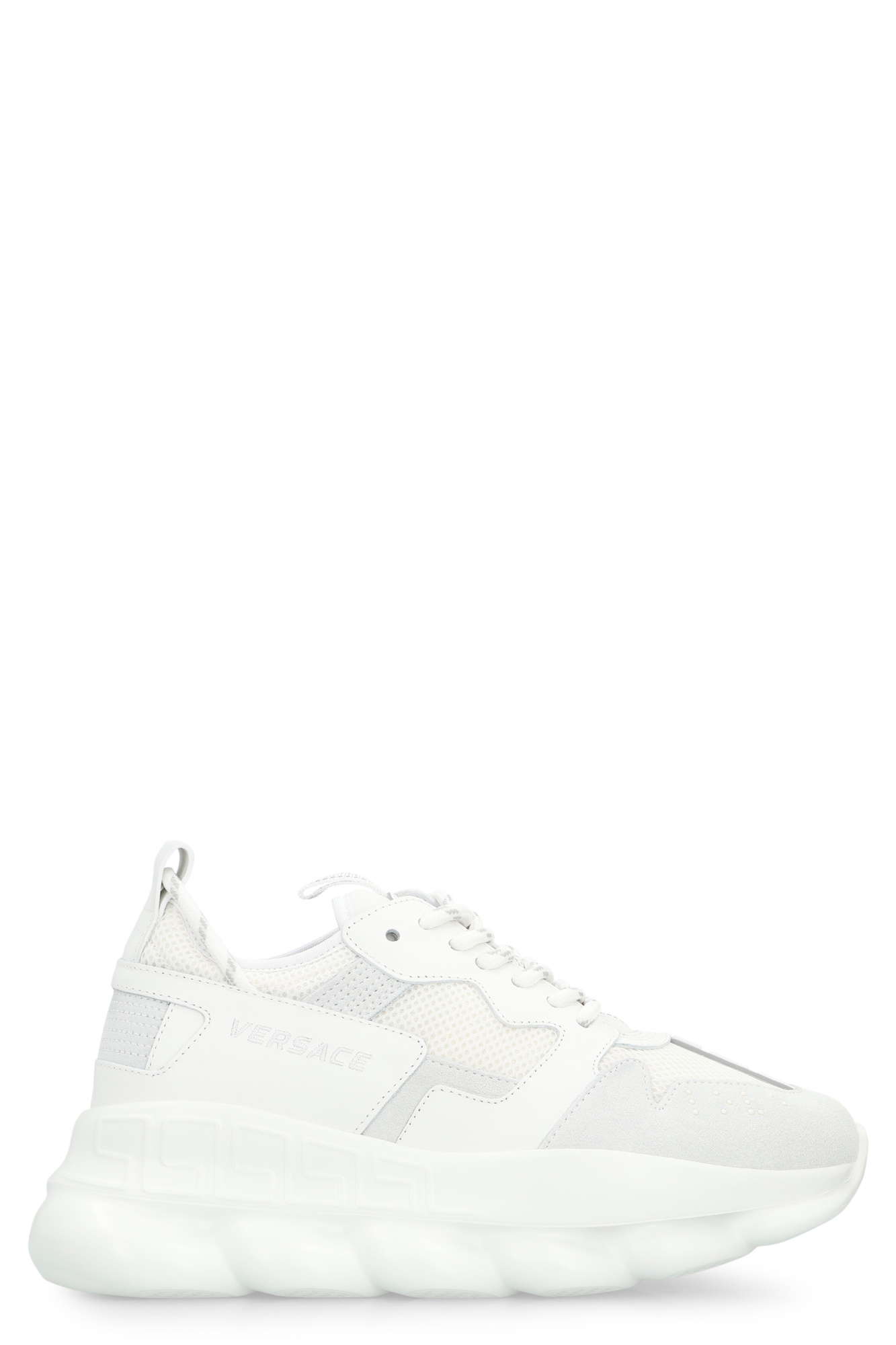 Versace Chain Reaction Oversize Sneakers In White