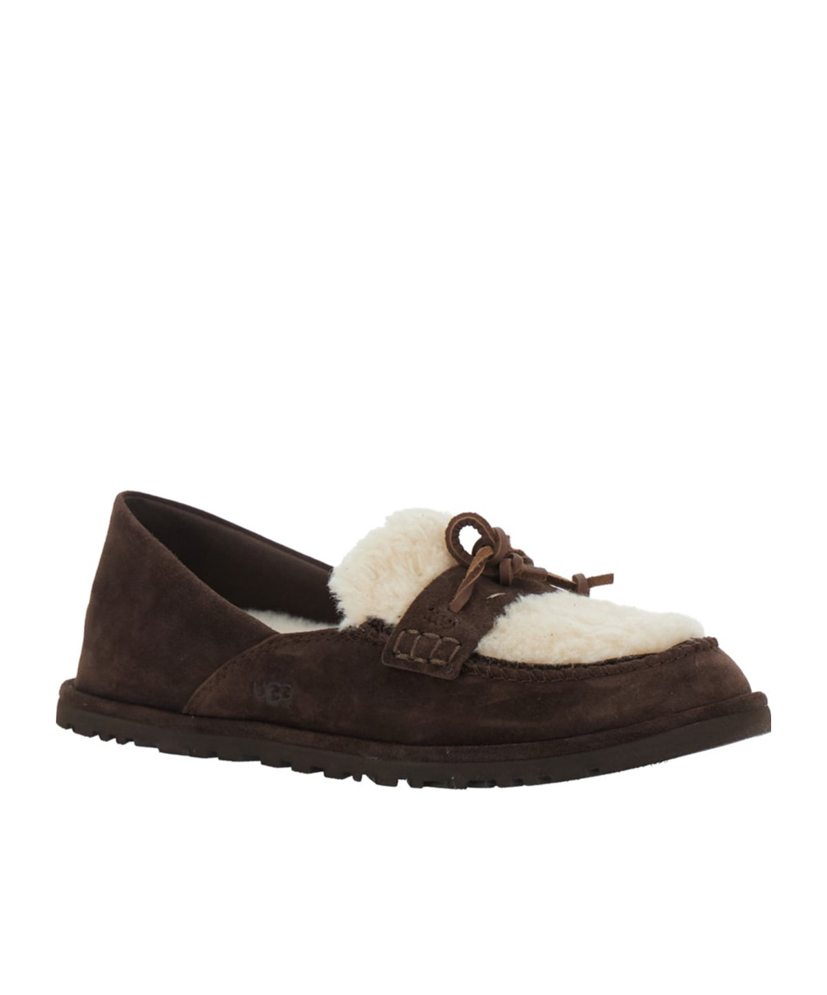 Ugg Flat Loafers In Burnt Cedar