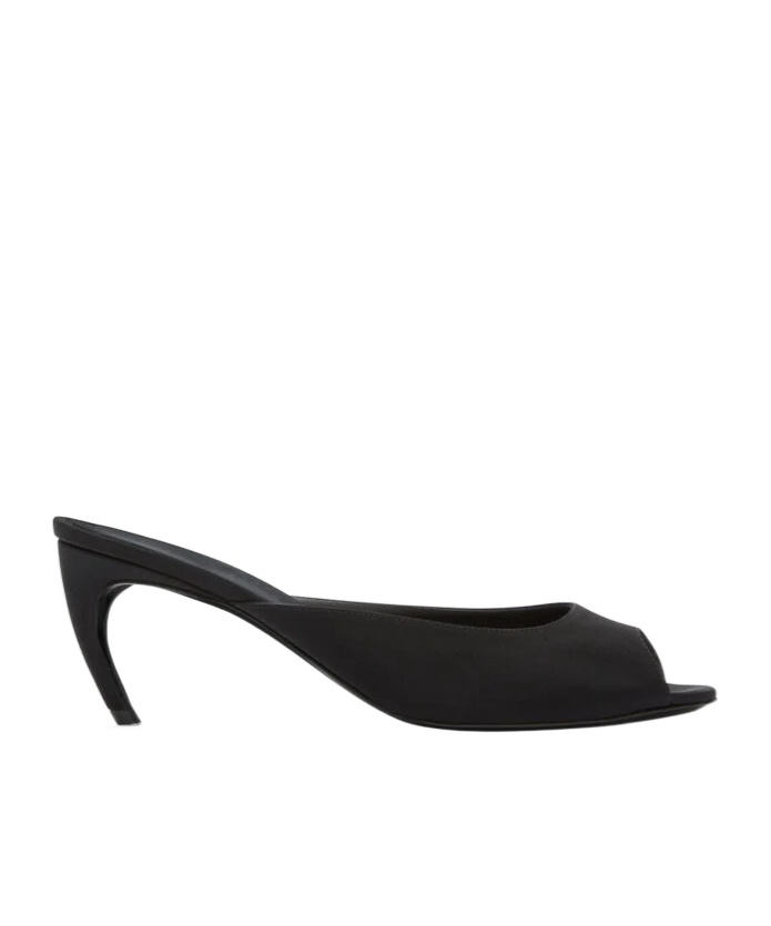 Attico Ada Mule Black In Black