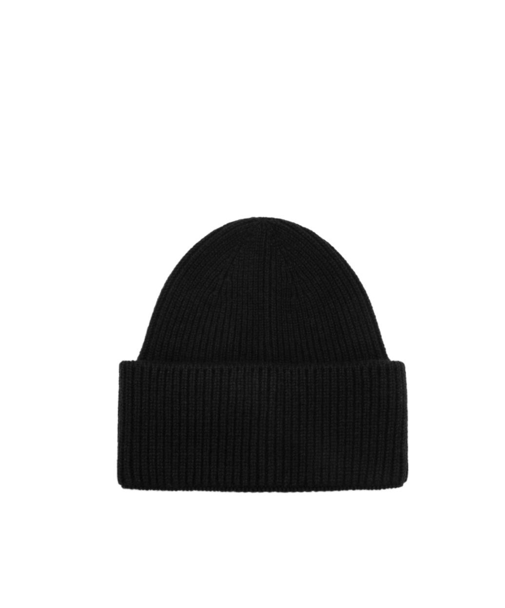 Destin Surl Rib Knitted Hat In Black