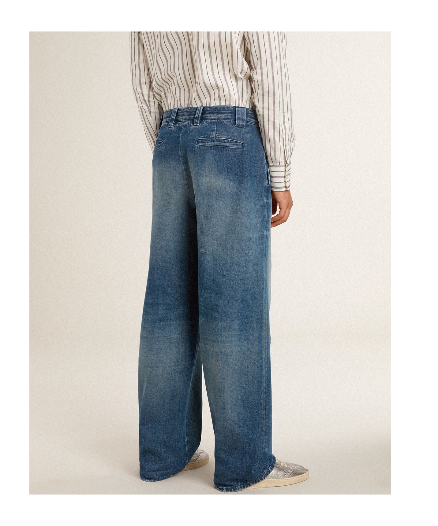 Golden Goose Belt-loop Jeans In Blue