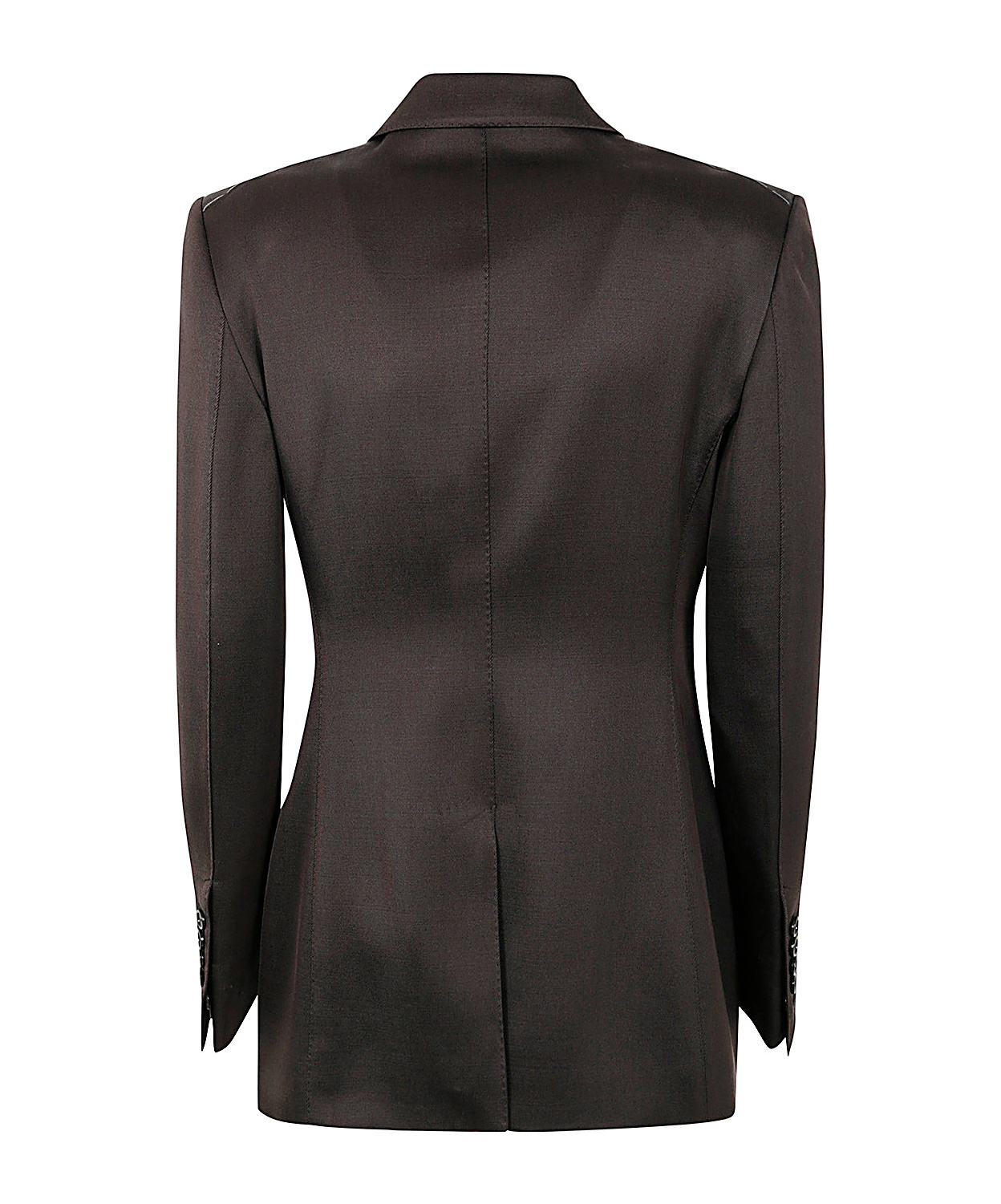 Tom Ford Double-breasted Jacket In Black