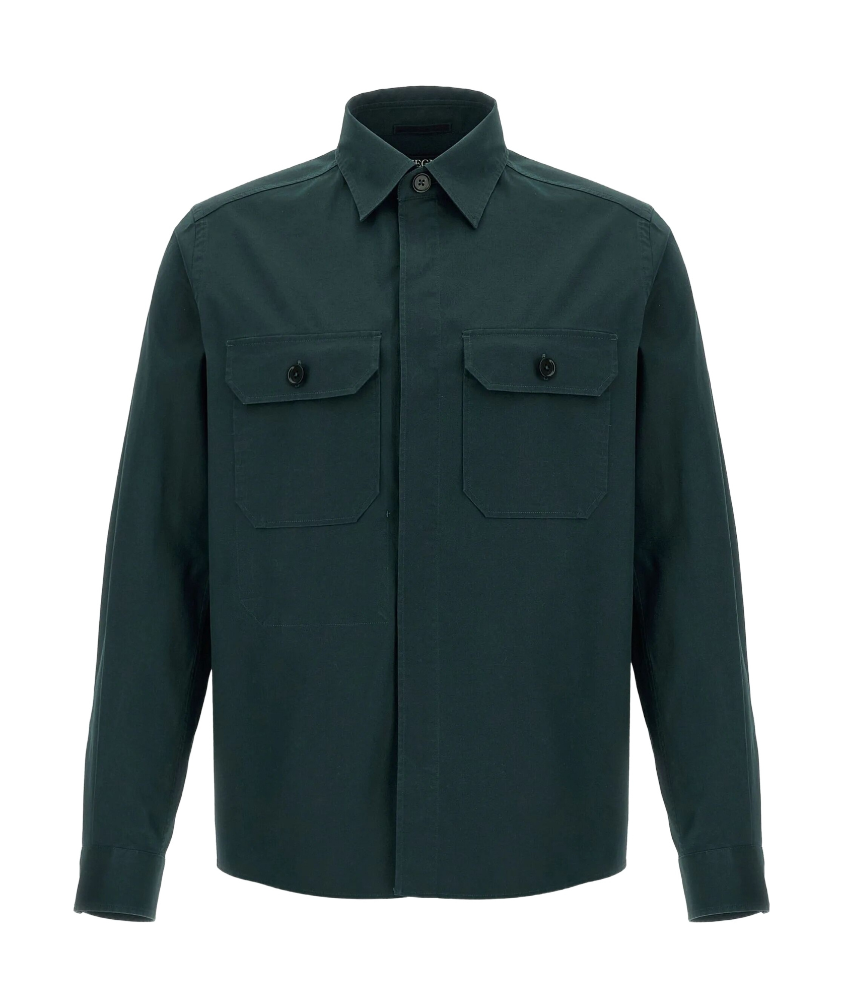 Shop Zegna Long Sleeve Casual Jacket