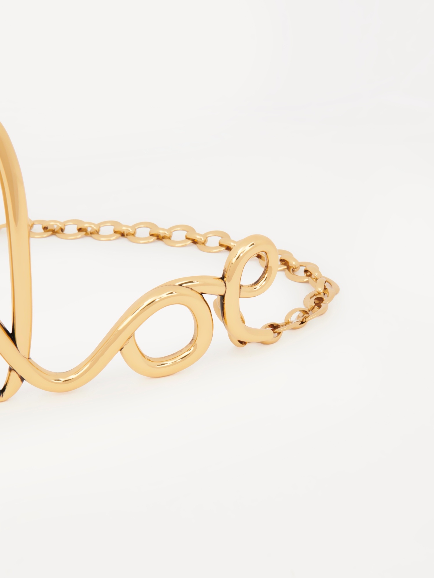 Chloé Small Iconic Signature Belt In Nude