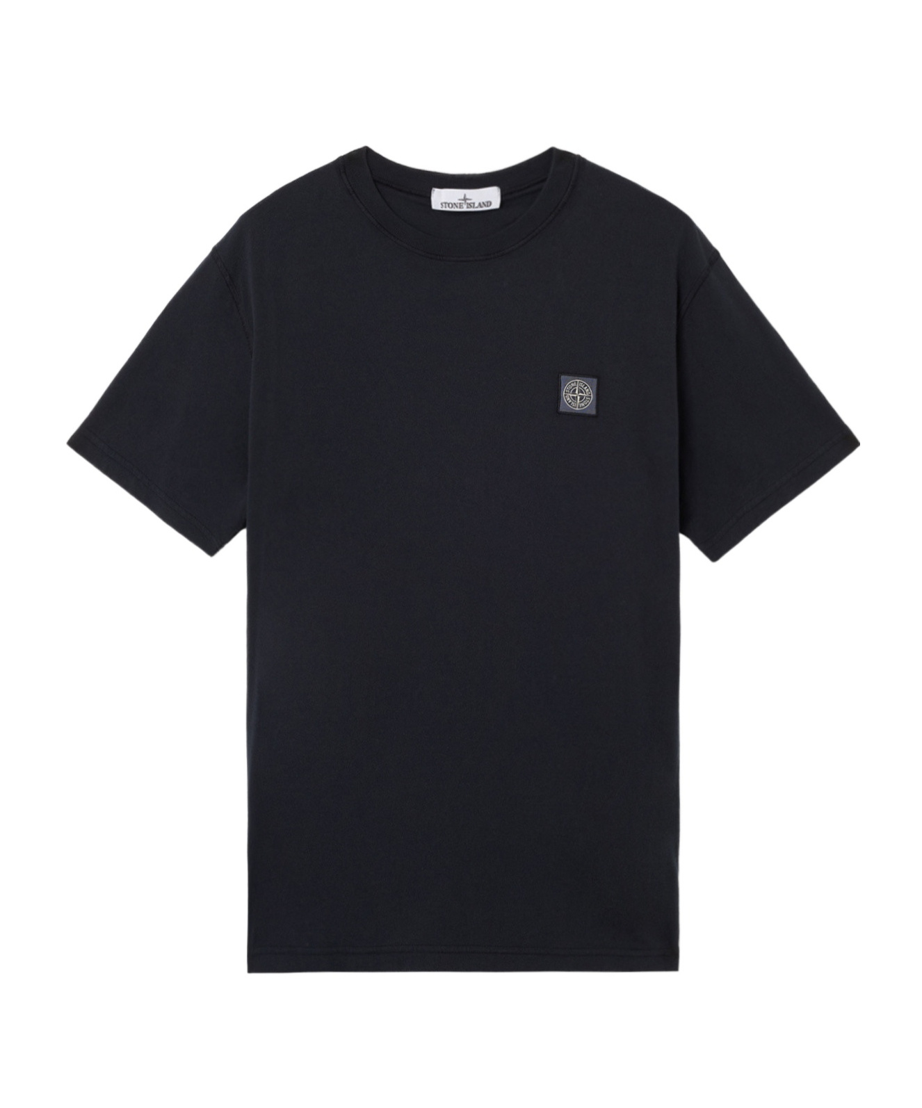 Stone Island Compass Patch Cotton Jersey T-shirt Clothing In Blue