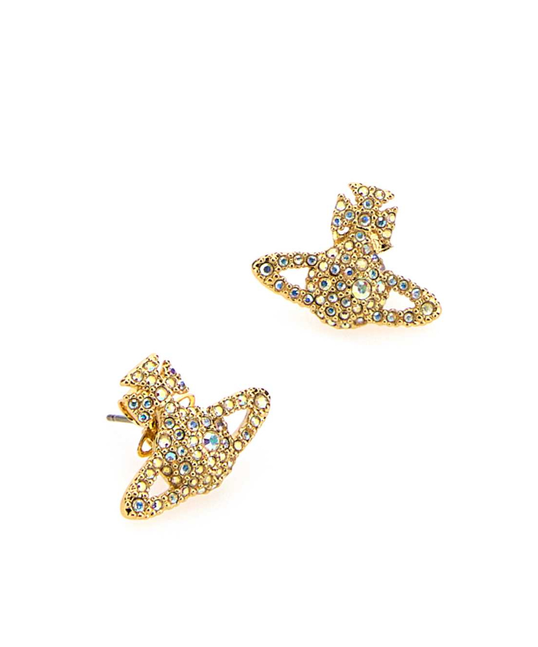 Vivienne Westwood Embellished Earrings In Yellow