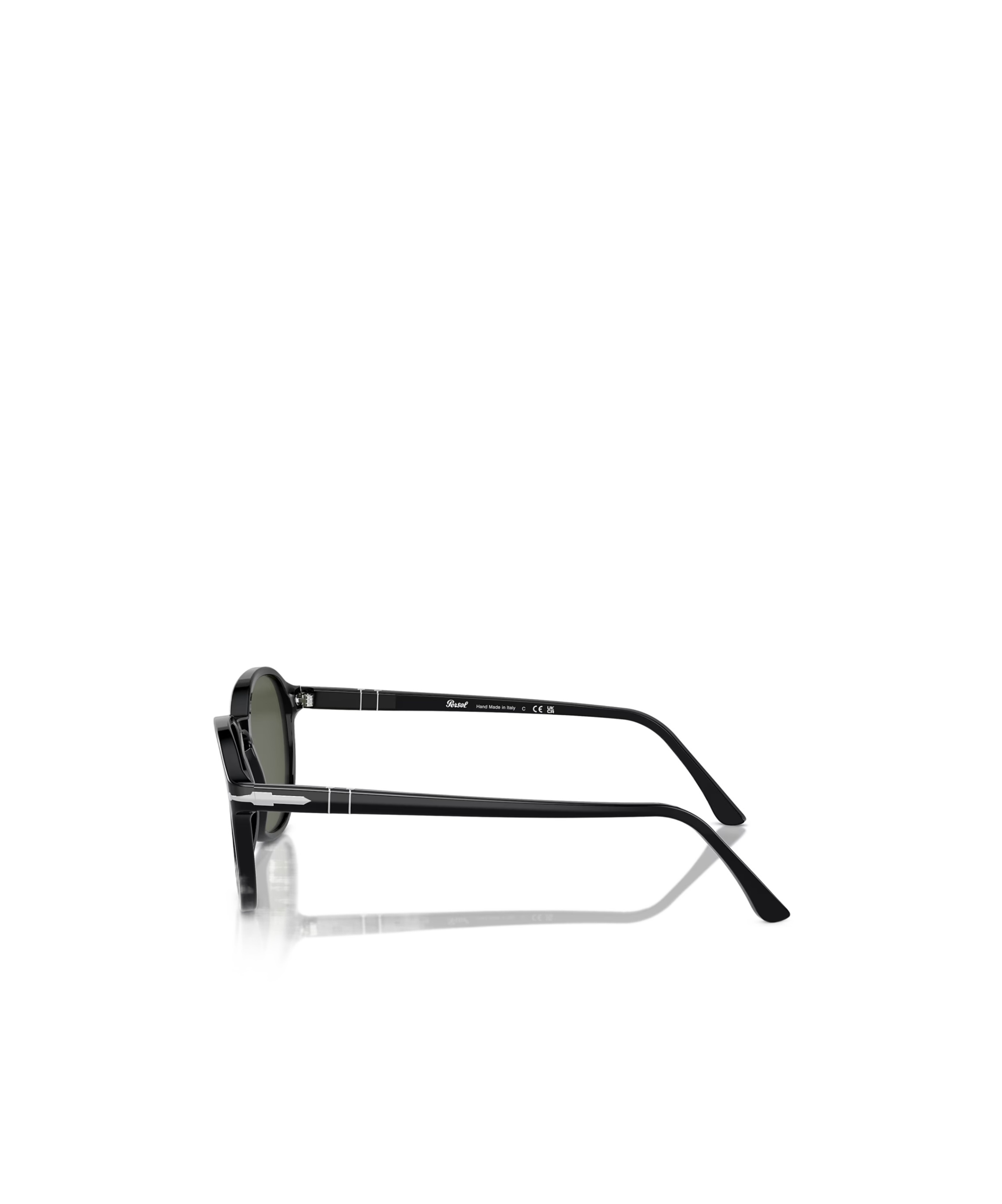 Persol Round Frame Sunglasses In Black