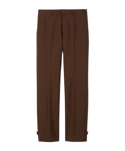 Gucci Belt-loop Casual Pants In Red