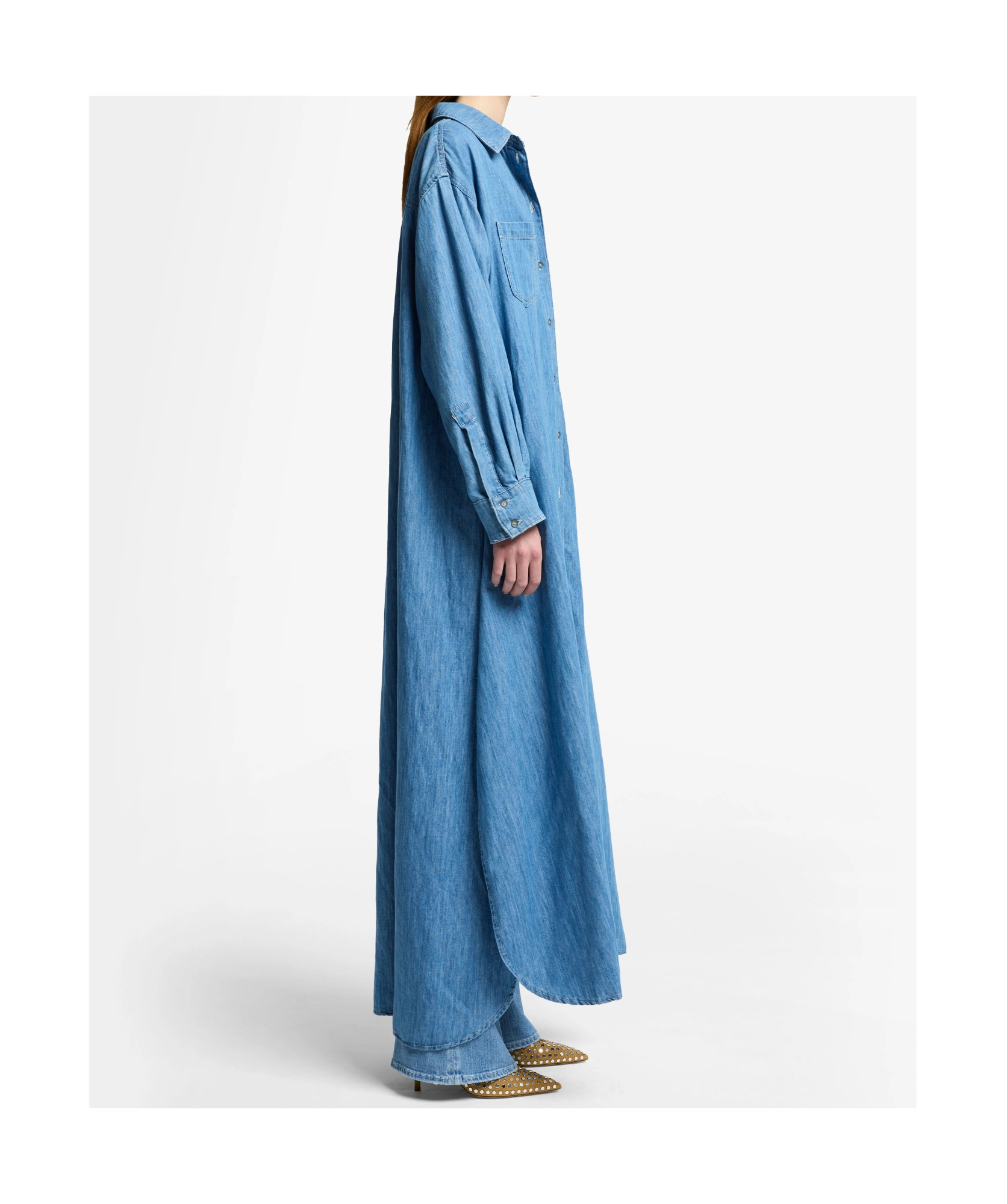 Shop 7 For All Mankind Button Shirt Dress