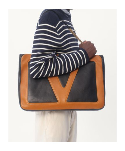 Valentino Maglione In Cotone Ricamato Uomo In Black