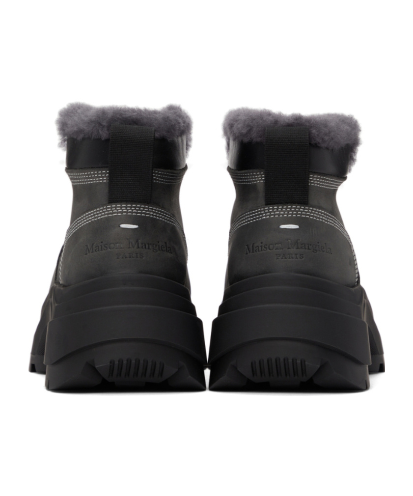 Maison Margiela Chunky-sole Ankle Boots In Black
