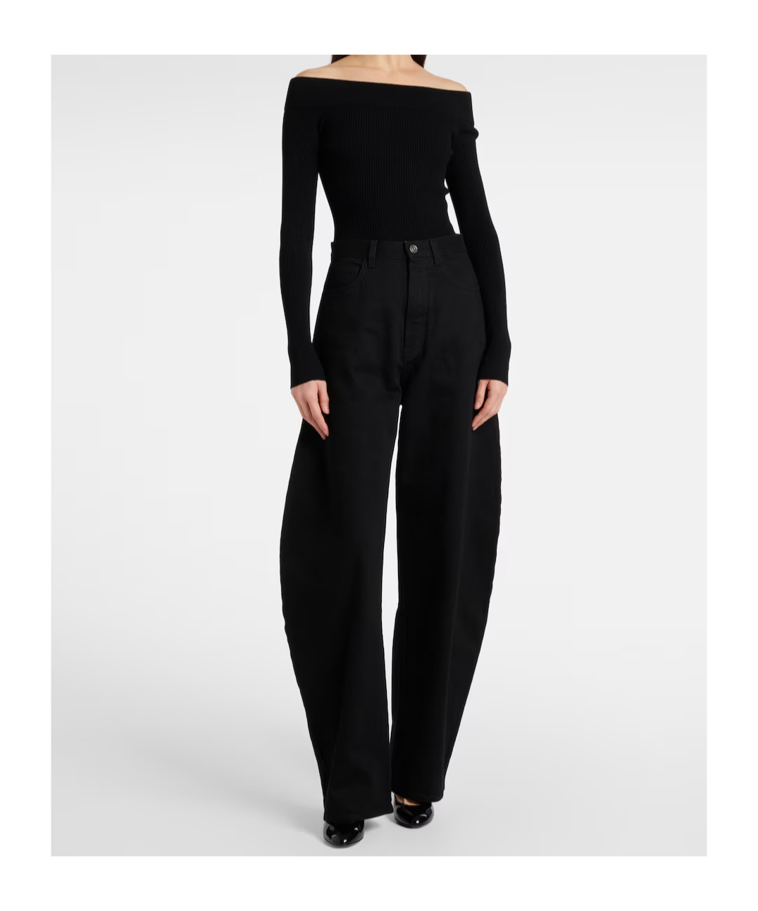 Alaïa Barrel-leg Jeans In Multi