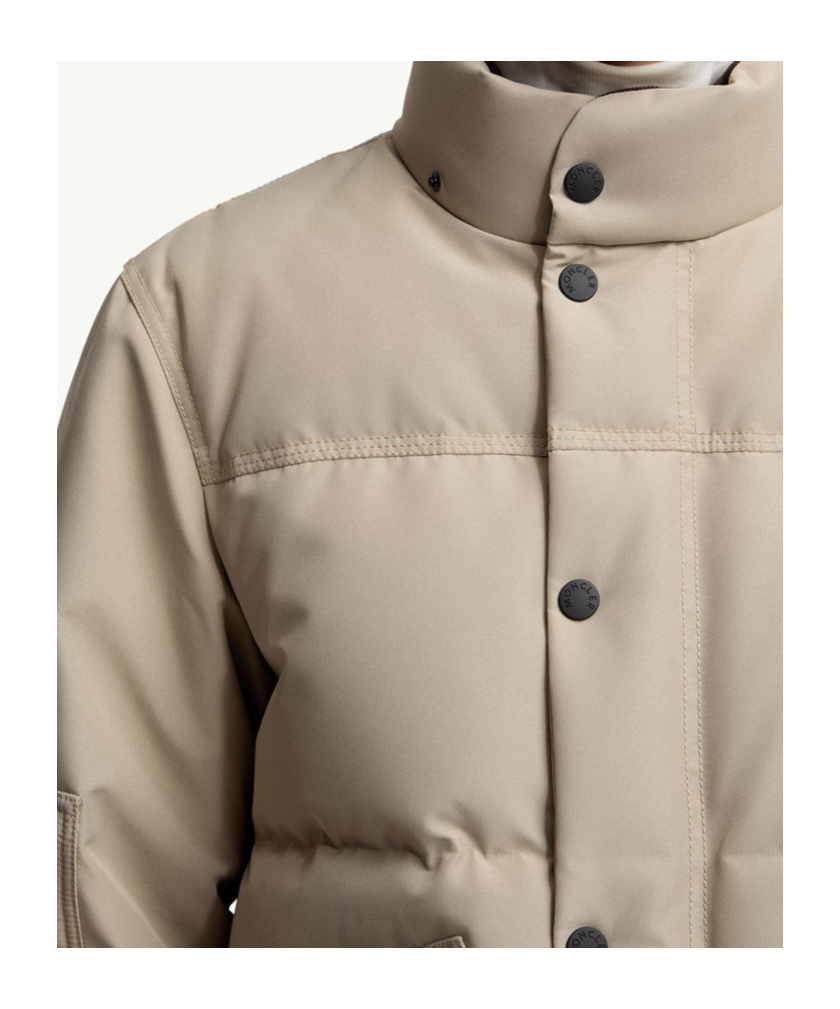 Moncler Elfin Hooded Gore-tex Laminate Down Ski Jacket In White