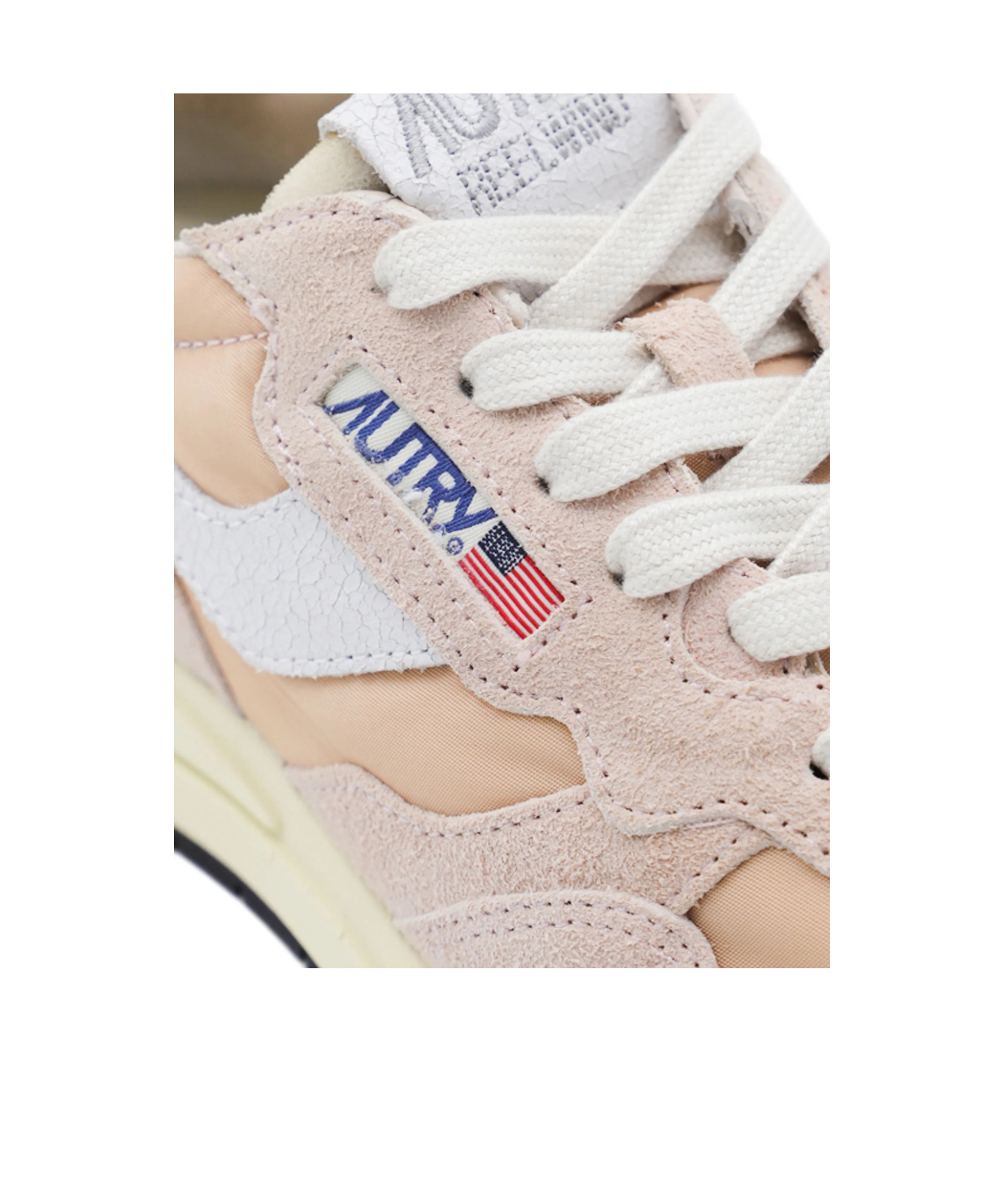 Autry Multicolor Fabric And Suede Reelwind Sneakers In Pink