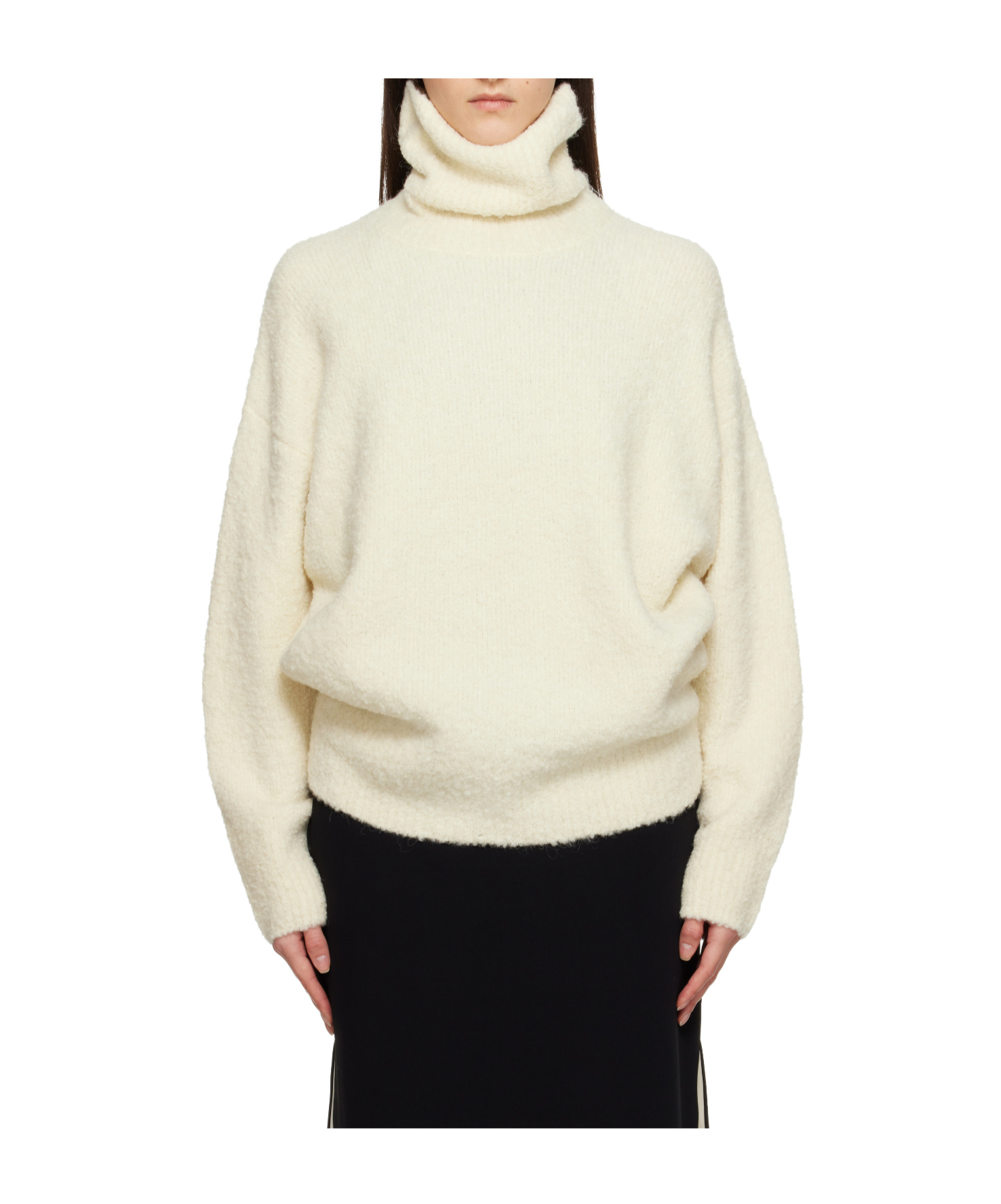 Totême Turtleneck Sweater In White