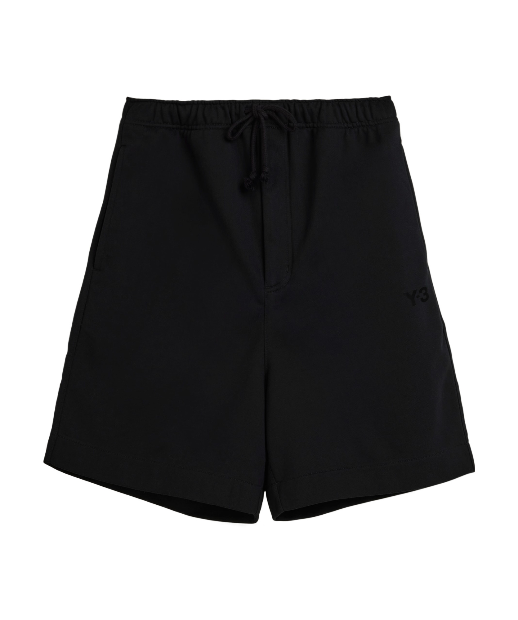Y-3 Logo-print Elasticated-waist Shorts In Black