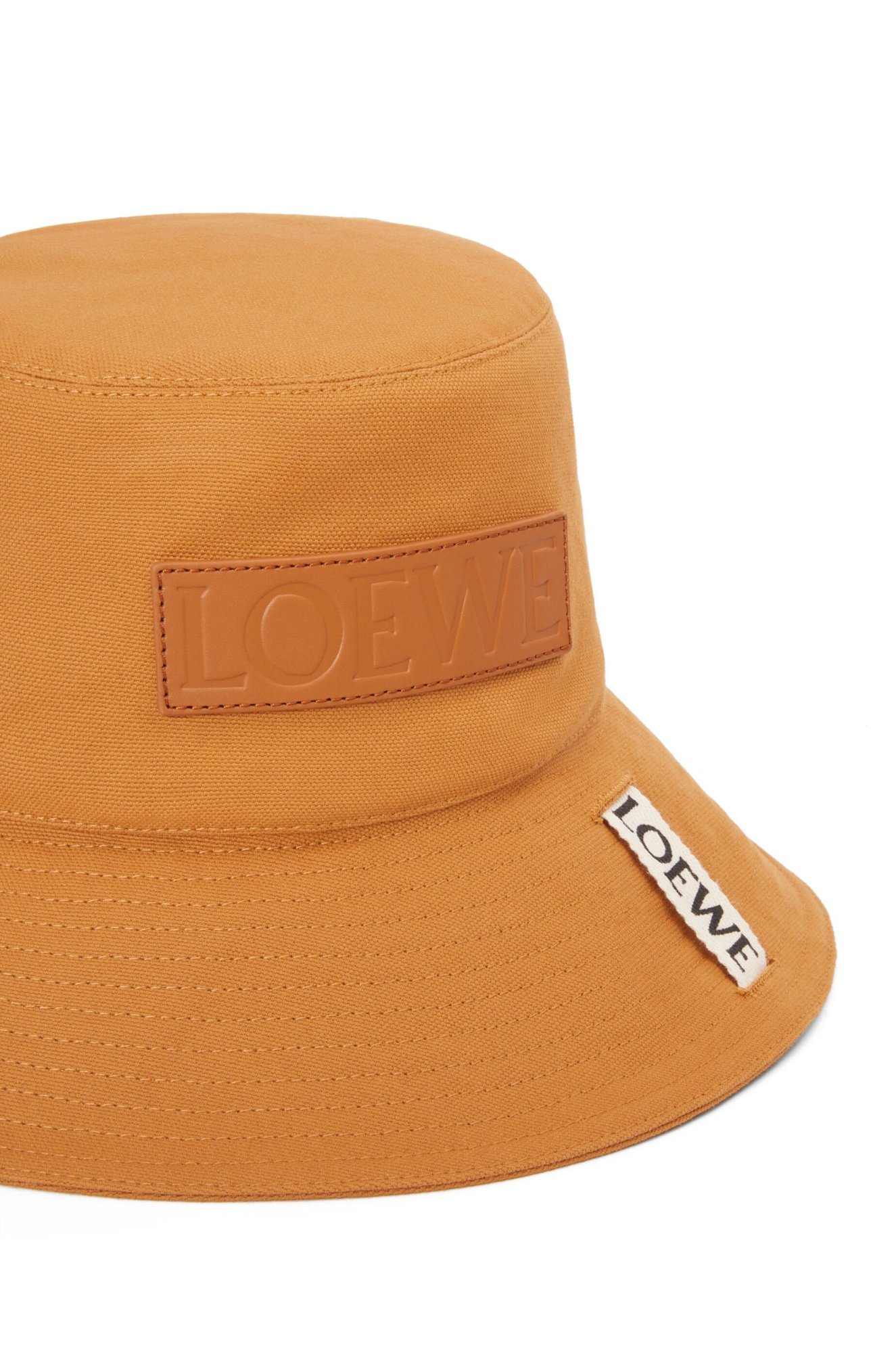 Loewe Fisherman Hat In Canvas In Brown