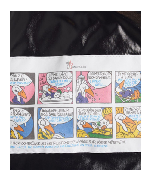 Moncler Down Jacket In Black