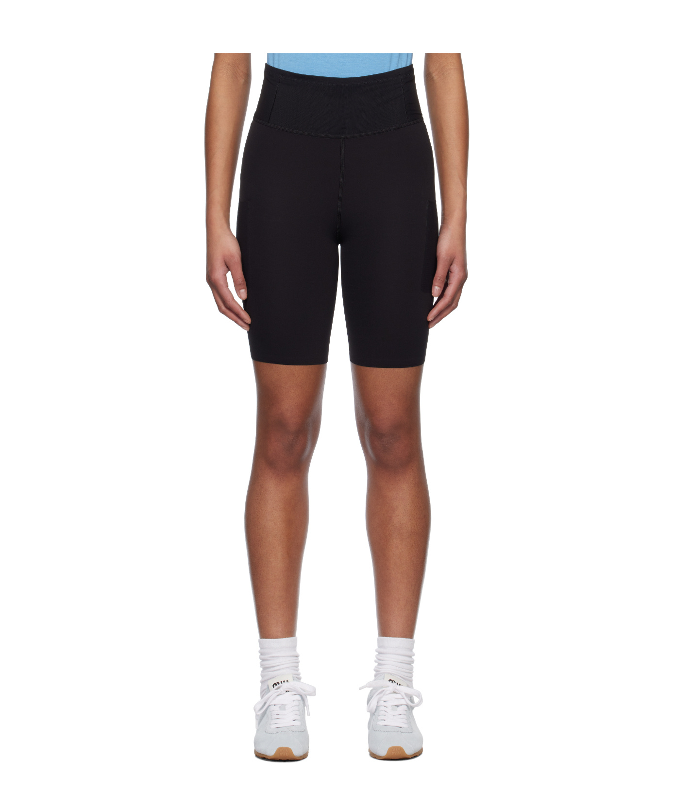 The North Face Black Ripida Tight Sport Shorts In Black